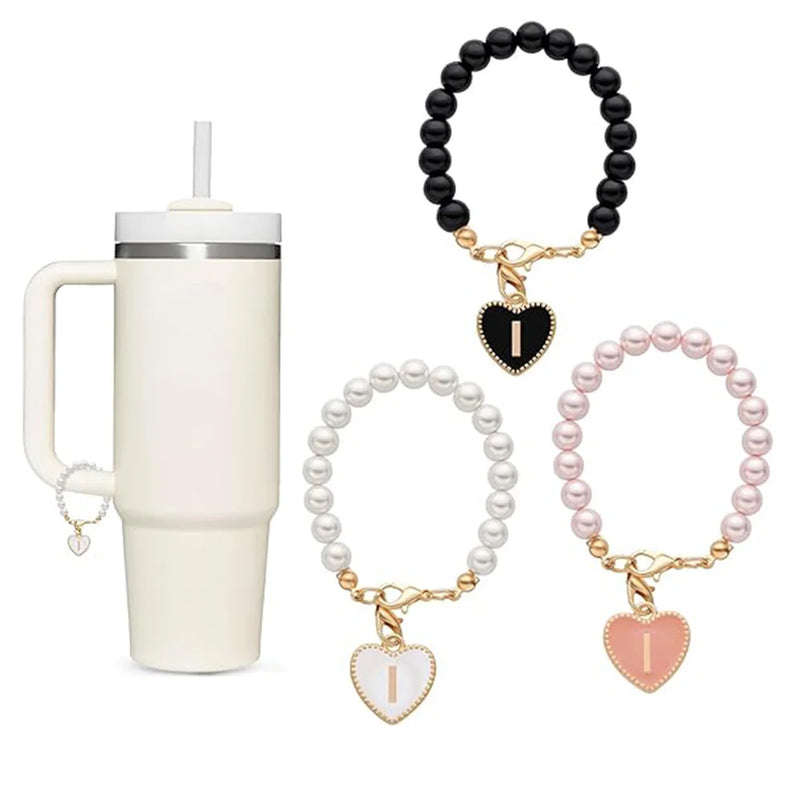Accesssoire Personnalisée avec Breloques Initiales et Perles Naturelles – Cadeau Unique