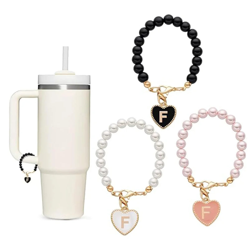 Accesssoire Personnalisée avec Breloques Initiales et Perles Naturelles – Cadeau Unique