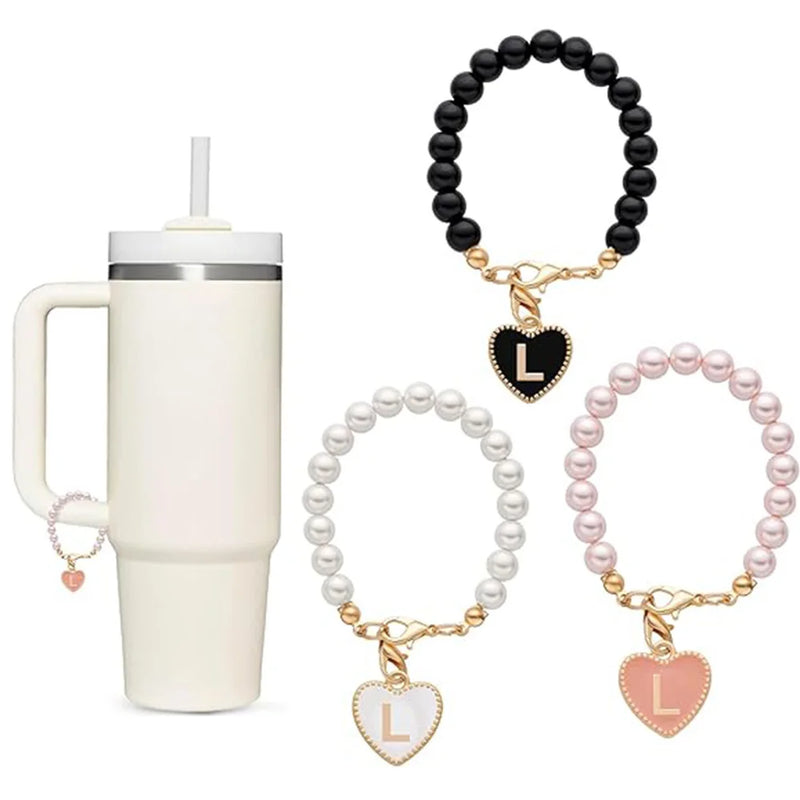 Accesssoire Personnalisée avec Breloques Initiales et Perles Naturelles – Cadeau Unique