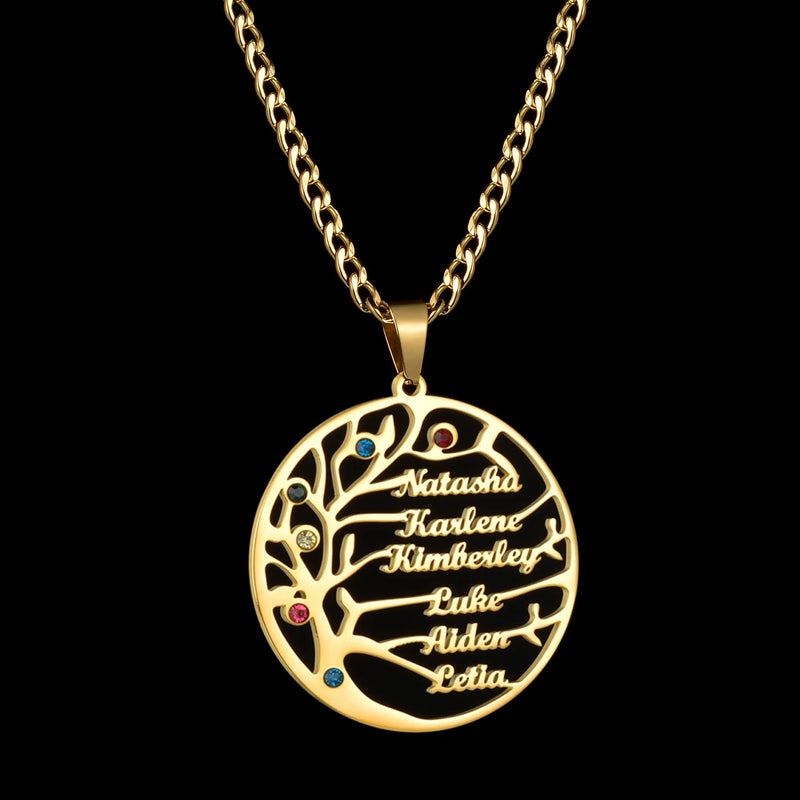 Collier Arbre de Vie Personnalisé – Un Bijou Unique Pour Une Maman Unique