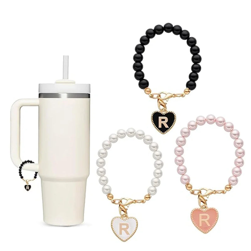 Accesssoire Personnalisée avec Breloques Initiales et Perles Naturelles – Cadeau Unique