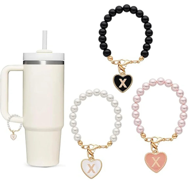Accesssoire Personnalisée avec Breloques Initiales et Perles Naturelles – Cadeau Unique