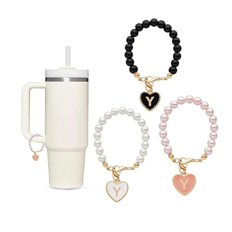 Accesssoire Personnalisée avec Breloques Initiales et Perles Naturelles – Cadeau Unique