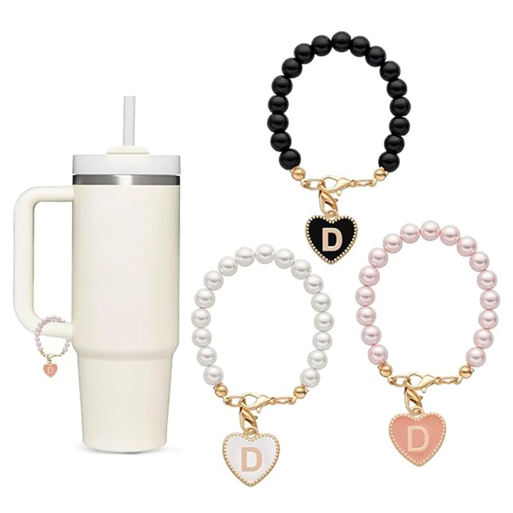 Accesssoire Personnalisée avec Breloques Initiales et Perles Naturelles – Cadeau Unique