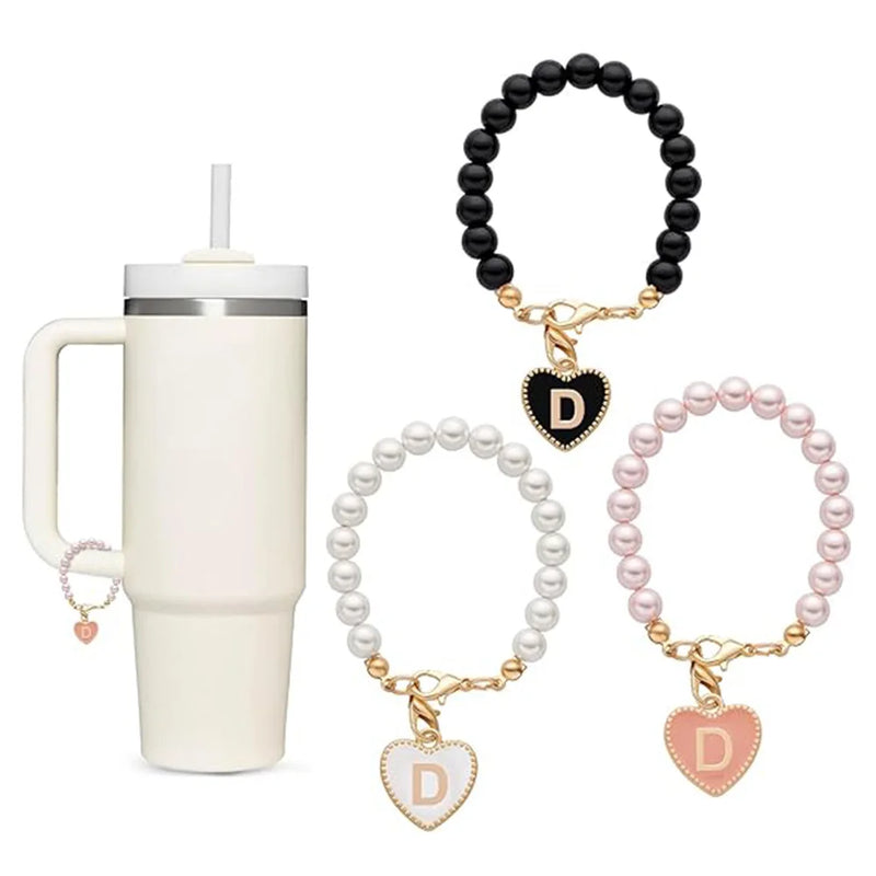 Accesssoire Personnalisée avec Breloques Initiales et Perles Naturelles – Cadeau Unique