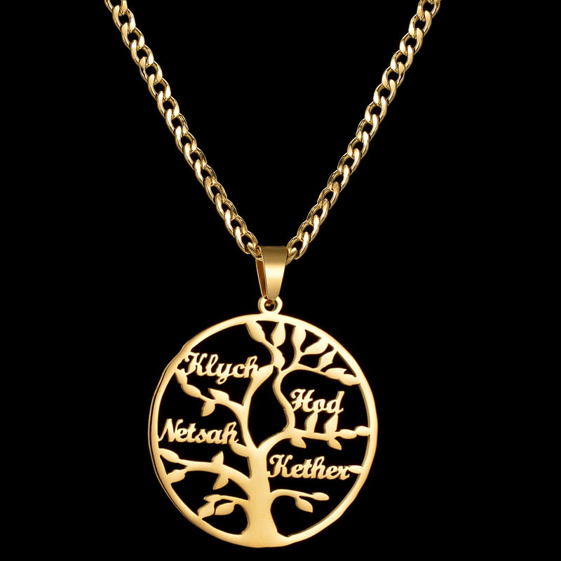 Collier Arbre de Vie Personnalisé – Un Bijou Unique Pour Une Maman Unique