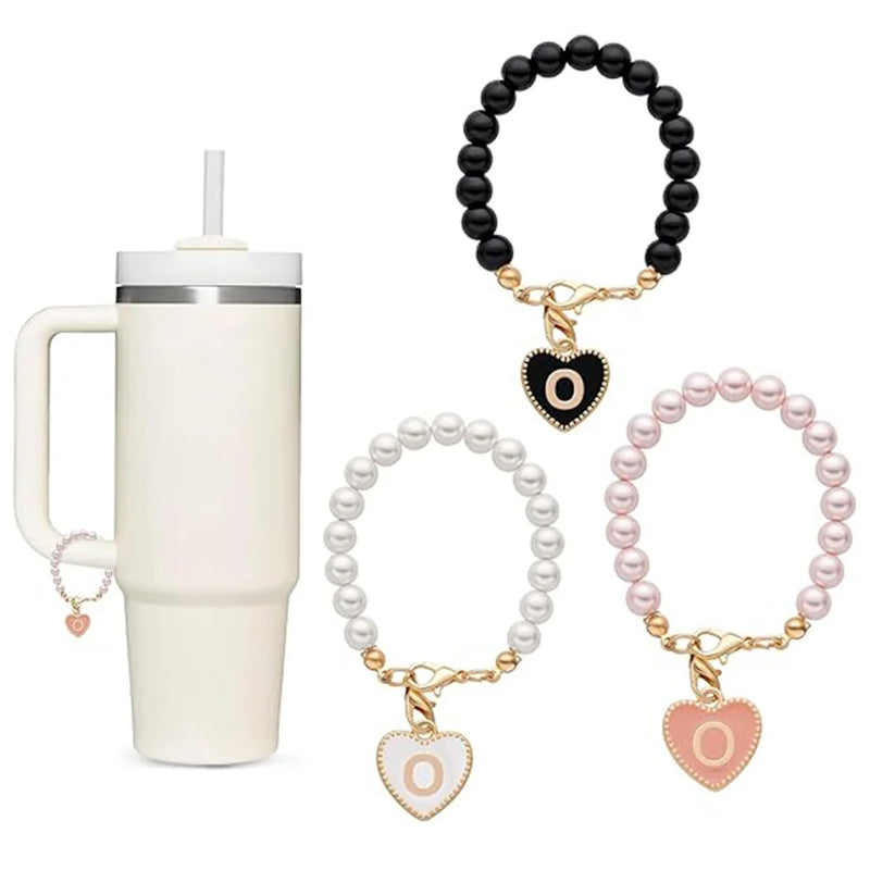 Accesssoire Personnalisée avec Breloques Initiales et Perles Naturelles – Cadeau Unique
