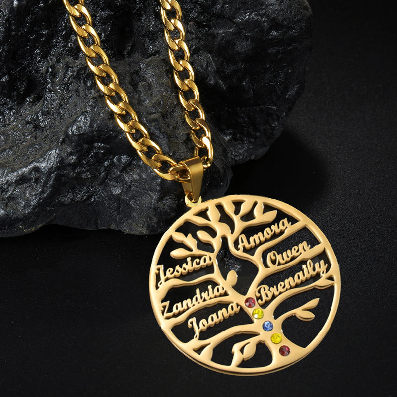 Collier Arbre de Vie Personnalisé – Un Bijou Unique Pour Une Maman Unique