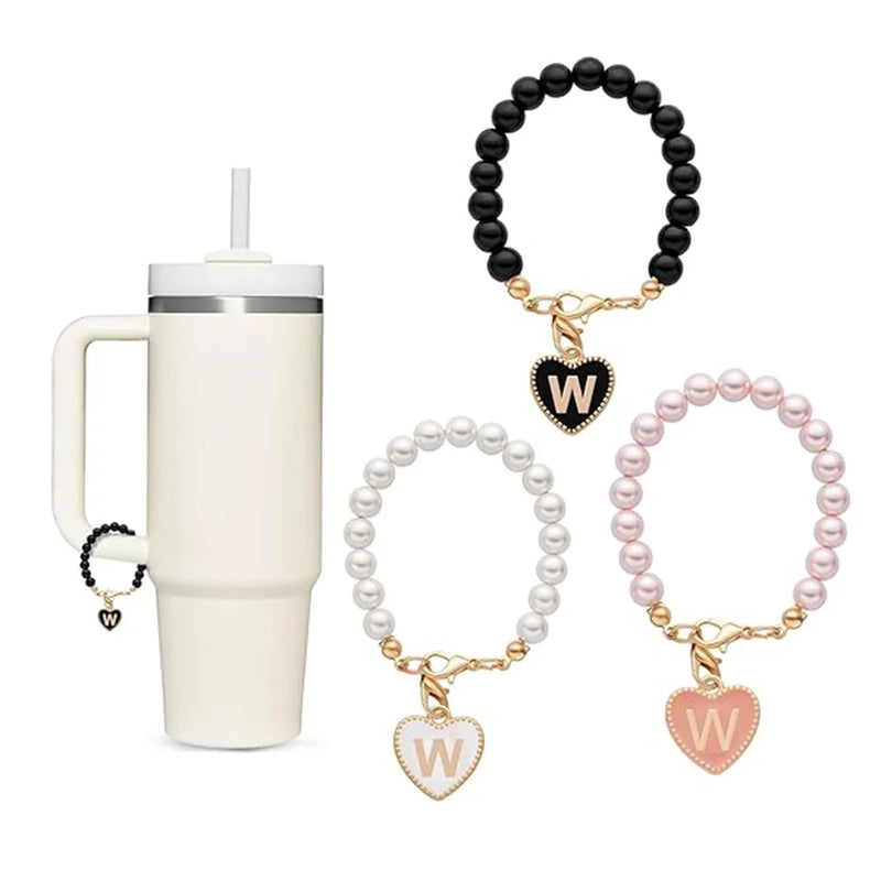 Accesssoire Personnalisée avec Breloques Initiales et Perles Naturelles – Cadeau Unique