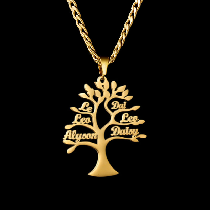 Collier Arbre de Vie Personnalisé – Un Bijou Unique Pour Une Maman Unique