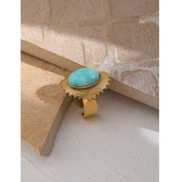 Bague Ajustable en Amazonite