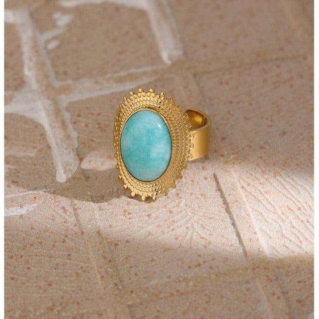 Bague Ajustable en Amazonite