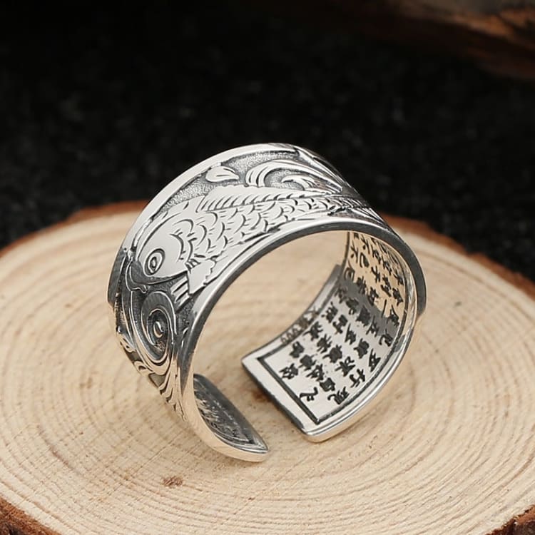 Bague Carpe Koi en Argent Sterling 925