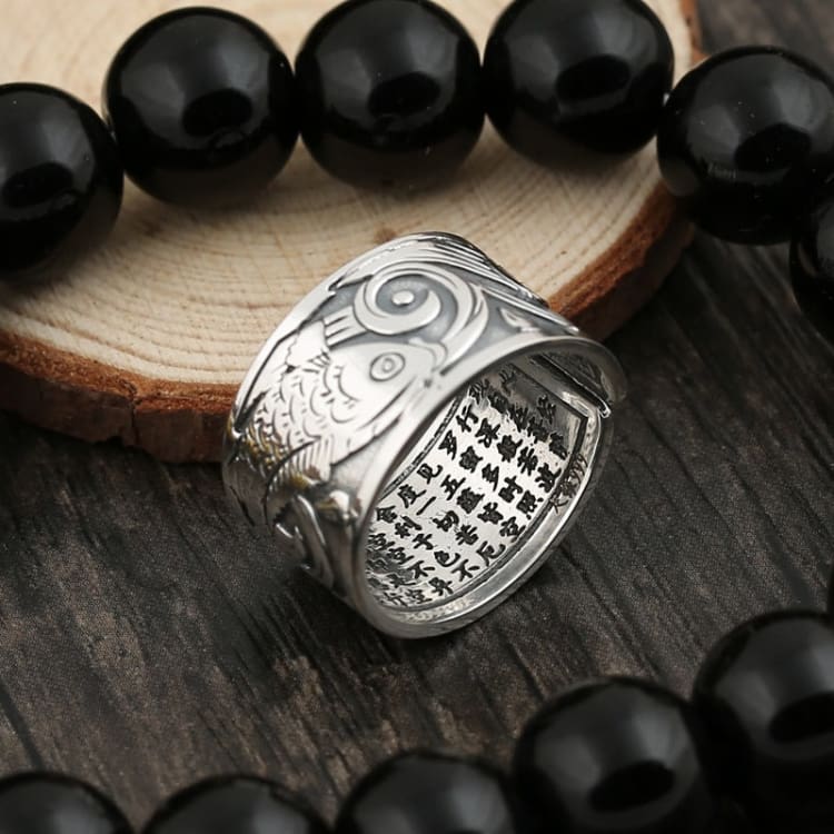 Bague Carpe Koi en Argent Sterling 925