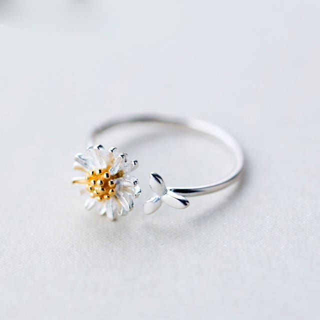 Bague marguerite - Ajustable