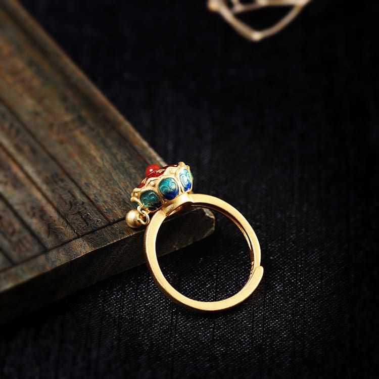 Bague Prière du Lotus de l'Harmonie Suprême