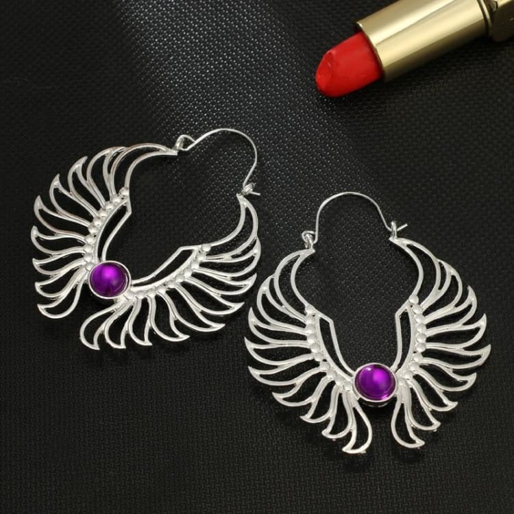 Boucles d'oreille 'Ailes d'Ange' Vintage