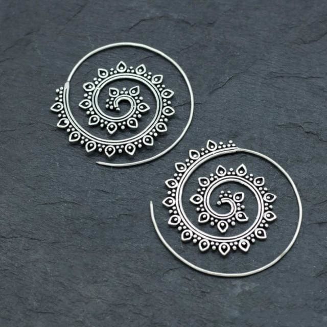 Boucles d'oreille 'Spirale'