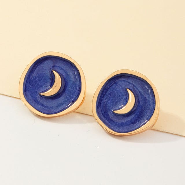 Boucles d'oreilles astrales vintage