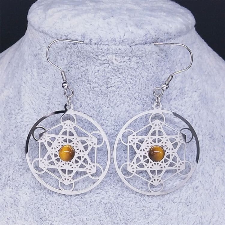 Boucles d'oreilles bohèmes Metatron