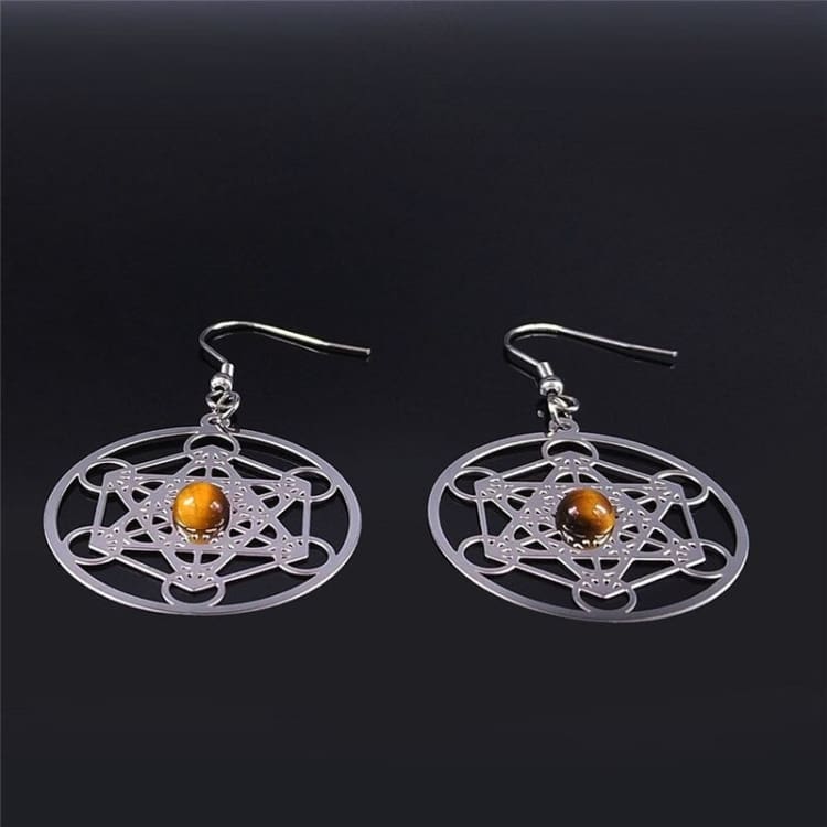 Boucles d'oreilles bohèmes Metatron