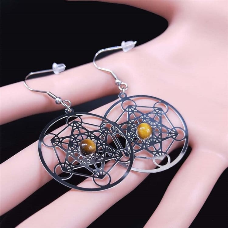 Boucles d'oreilles bohèmes Metatron