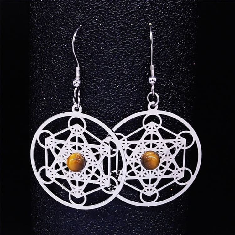 Boucles d'oreilles bohèmes Metatron