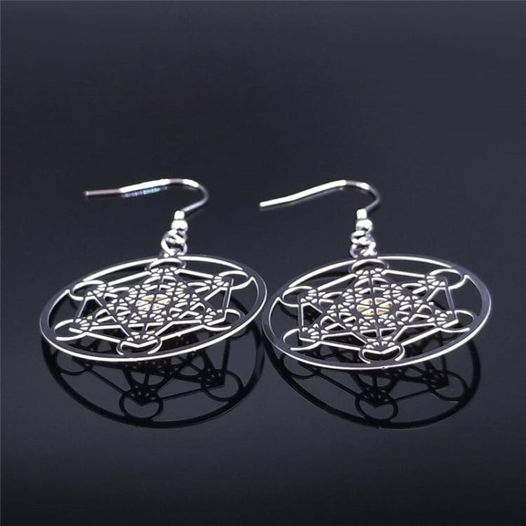 Boucles d'oreilles bohèmes Metatron