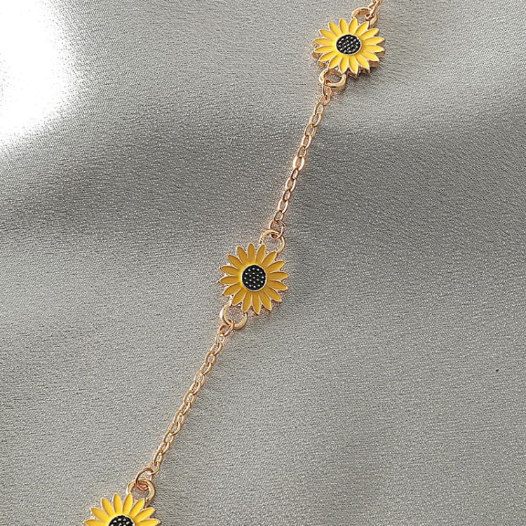 Bracelet de cheville Tournesol