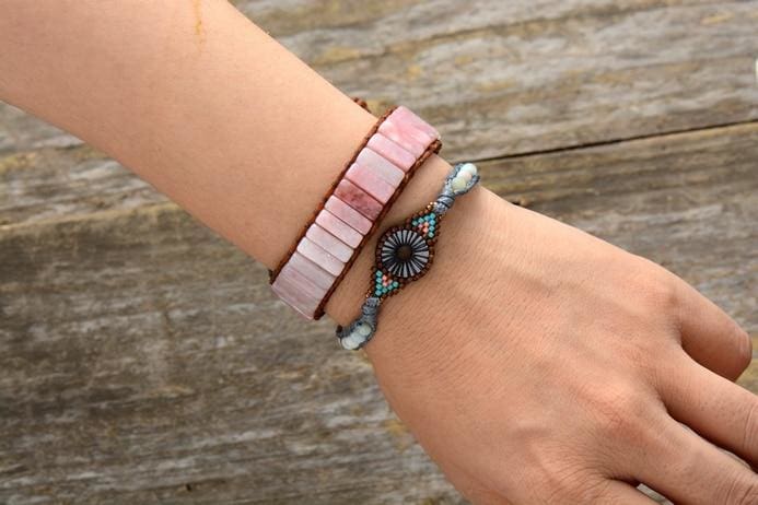 Bracelet de la Tendresse en Quartz Rose