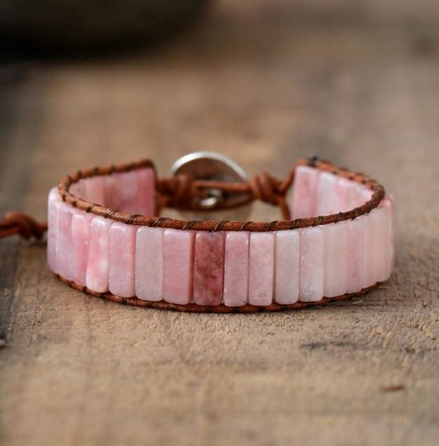 Bracelet de la Tendresse en Quartz Rose