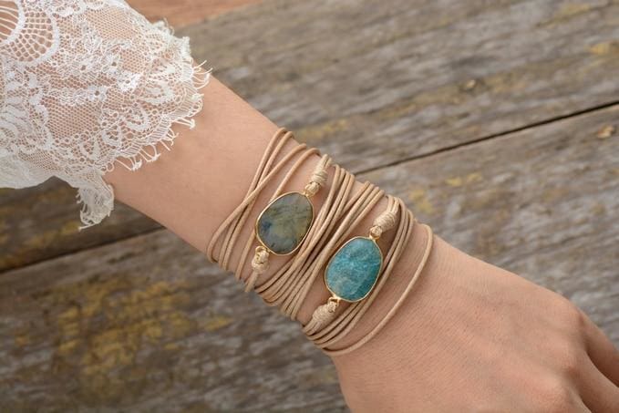 Bracelet de l'Amitié en Amazonite