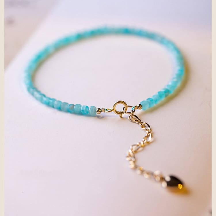 Bracelet fin en Amazonite