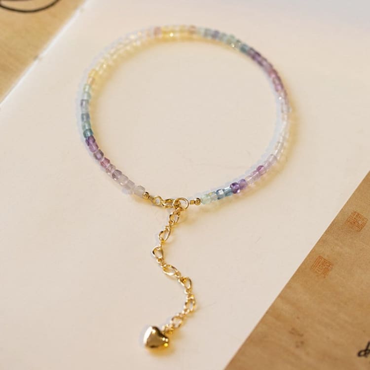 Bracelet fin en fluorite