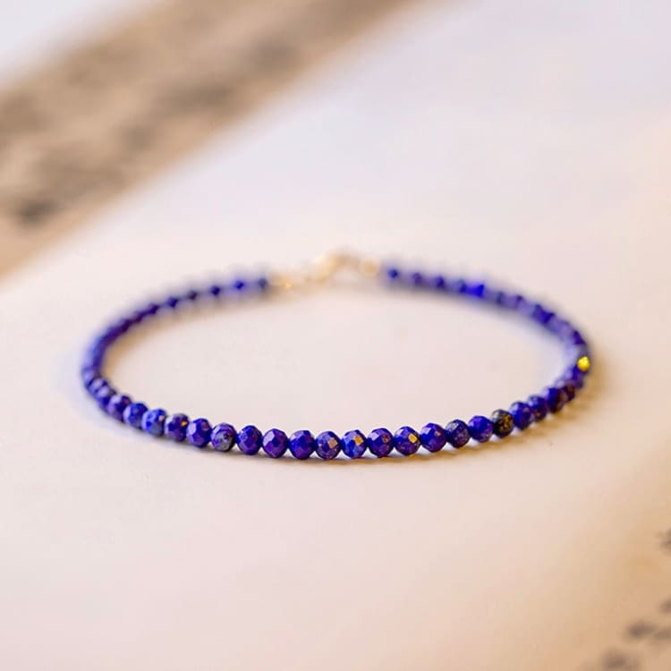 Bracelet fin en Lapis Lazuli