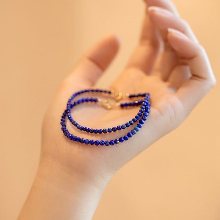 Bracelet fin en Lapis Lazuli