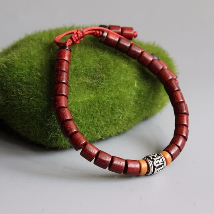 Bracelet Tibétain en Bois de Santal