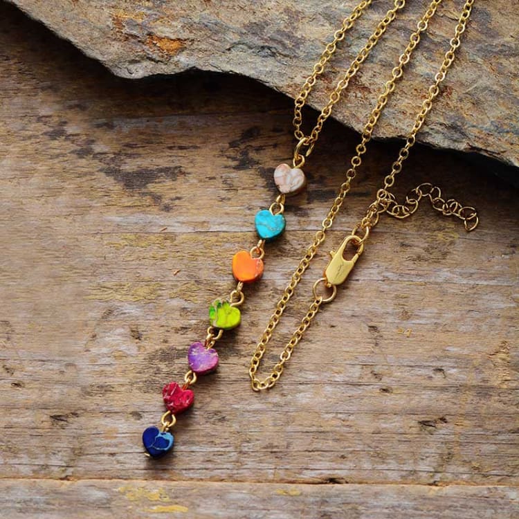 Collier 7 Chakras en pierres naturelles