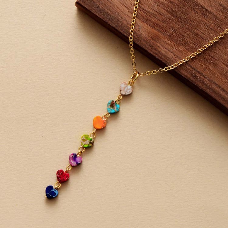 Collier 7 Chakras en pierres naturelles