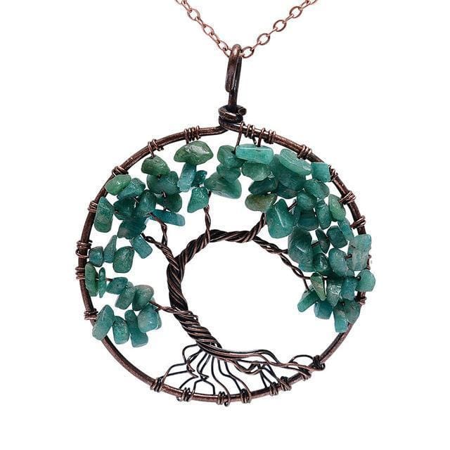 Collier Arbre de vie 7 Chakras