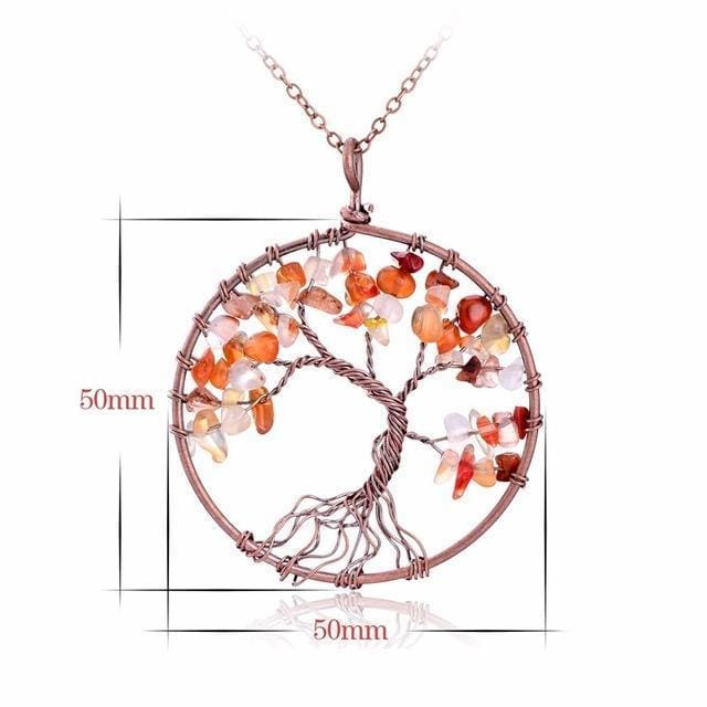 Collier Arbre de vie 7 Chakras