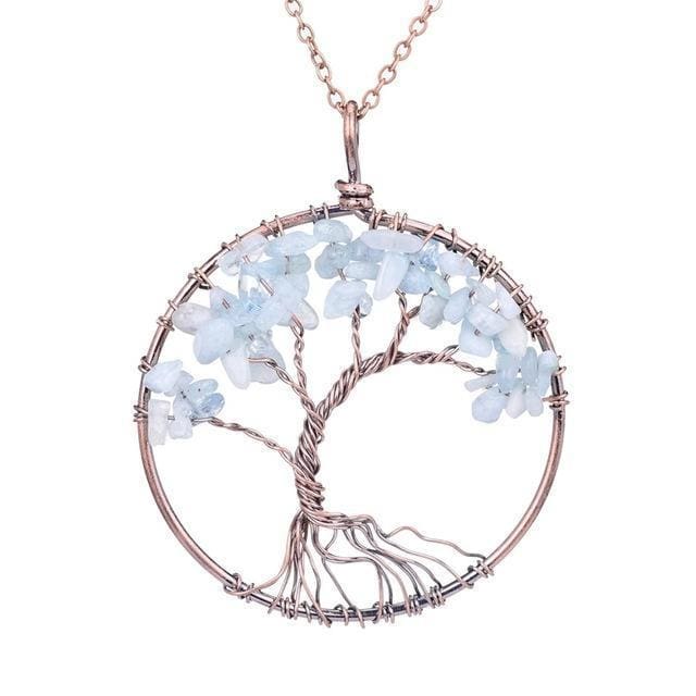 Collier Arbre de vie 7 Chakras