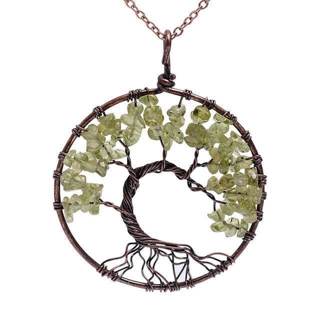 Collier Arbre de vie 7 Chakras