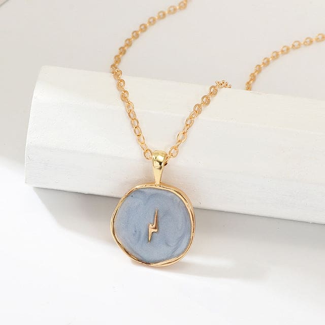 Collier céleste vintage