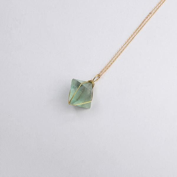 Collier de l'Alignement en Fluorite verte