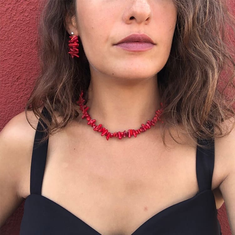 Collier de vitalité en corail