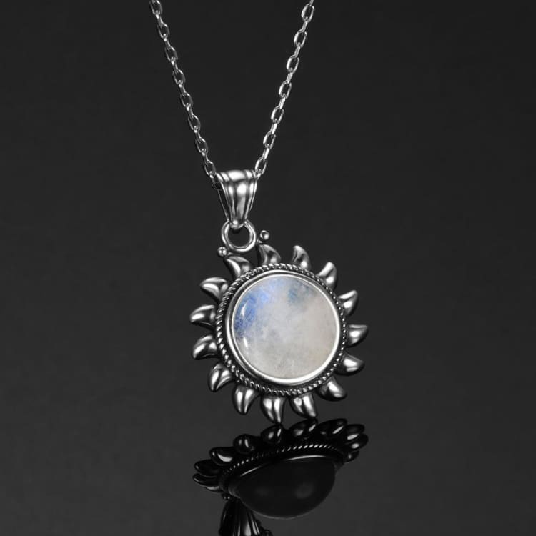 Collier des Astres en Pierre de Lune