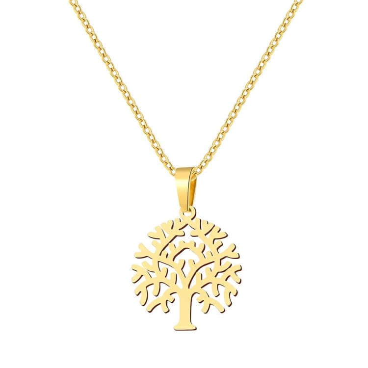 Collier 'Famille' orné d'un Arbre de Vie