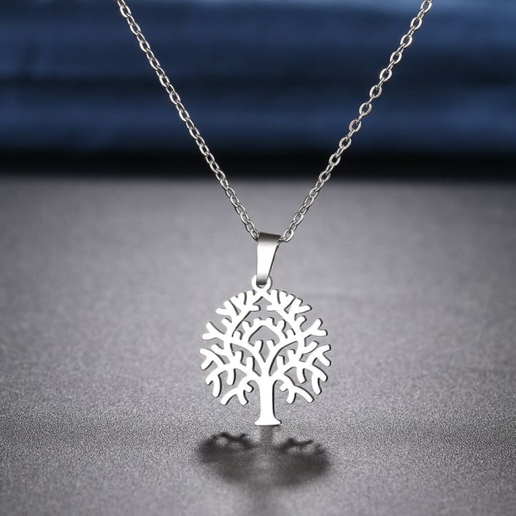 Collier 'Famille' orné d'un Arbre de Vie