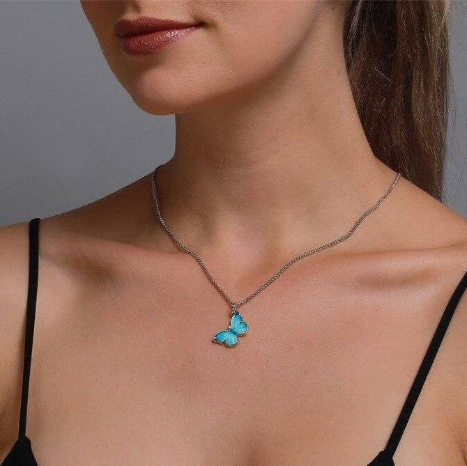 Collier 'L'envol du papillon'